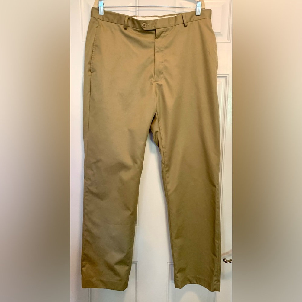 Daniel Cremieux Signature Collection 36x32 Mens Khaki Chino Pants Pima Blend.